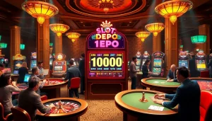 Rasakan sensasi Slot Depo 1000 di kasino yang hidup dengan permainan seru dan peluang menang.