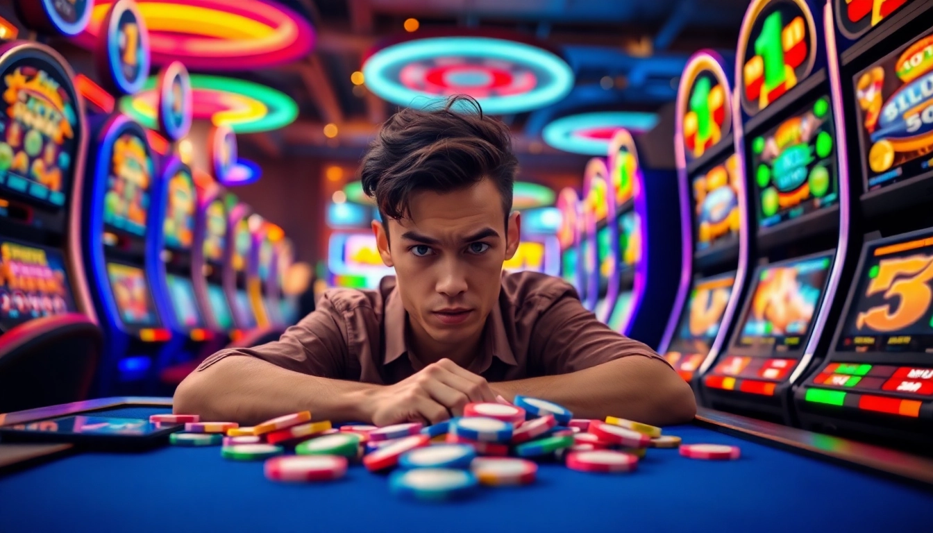 1win demo oynamaq zamanı canlı kazino mühiti ilə oyun oynayan şəxs.