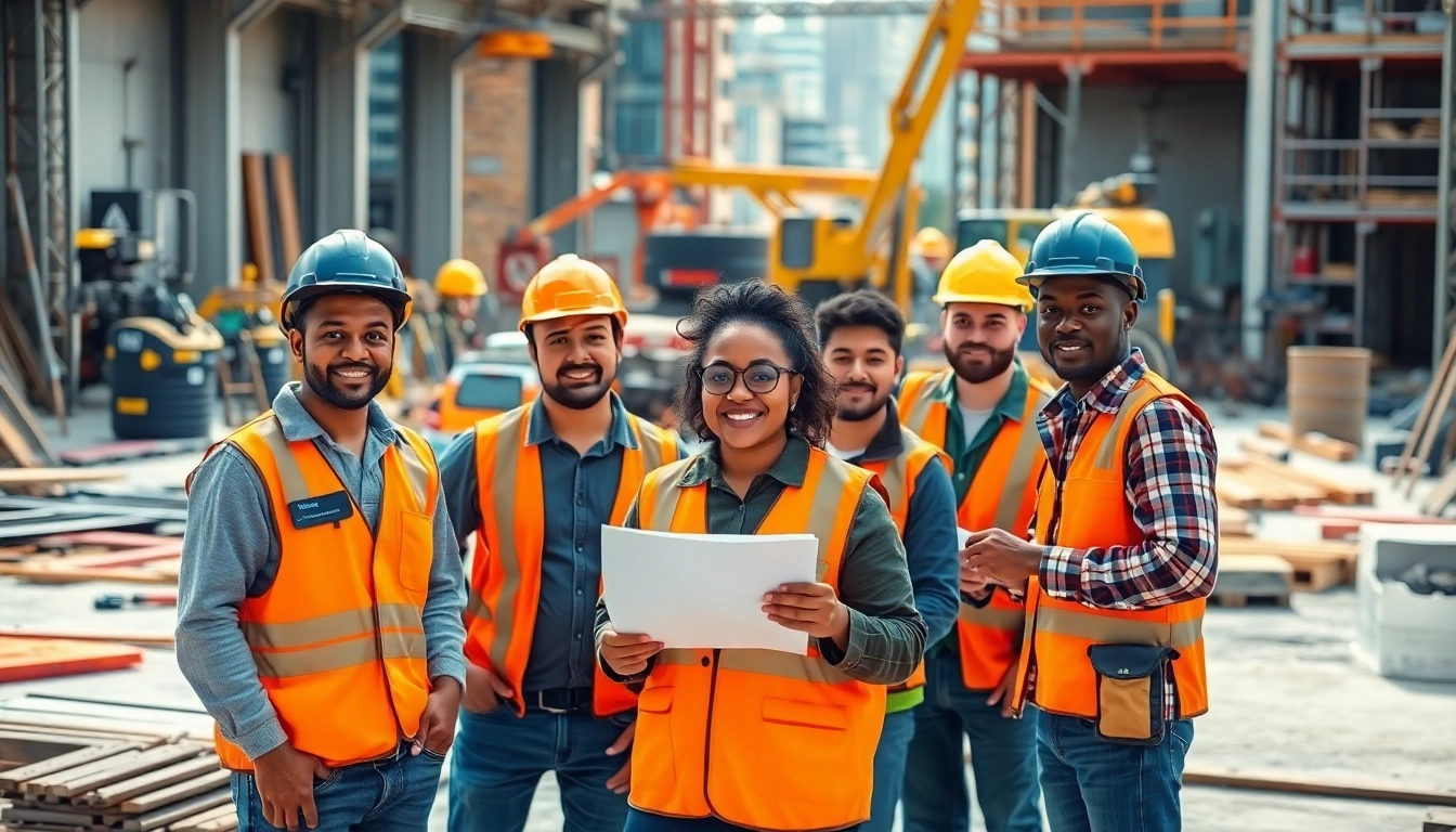 Experience hands-on skills in contractor apprenticeship with dedicated construction workers collaborating.