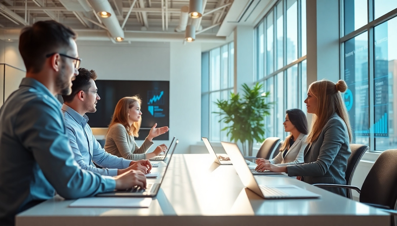 Engaging scene from a digital first warranty company showcasing customer service innovation.