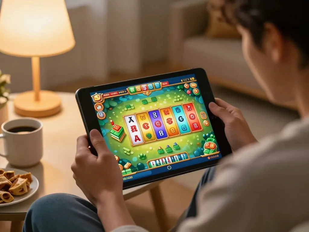 Engaging gameplay of Mahjong Ways 2 on a tablet device showcasing vibrant slot graphics and gameplay.