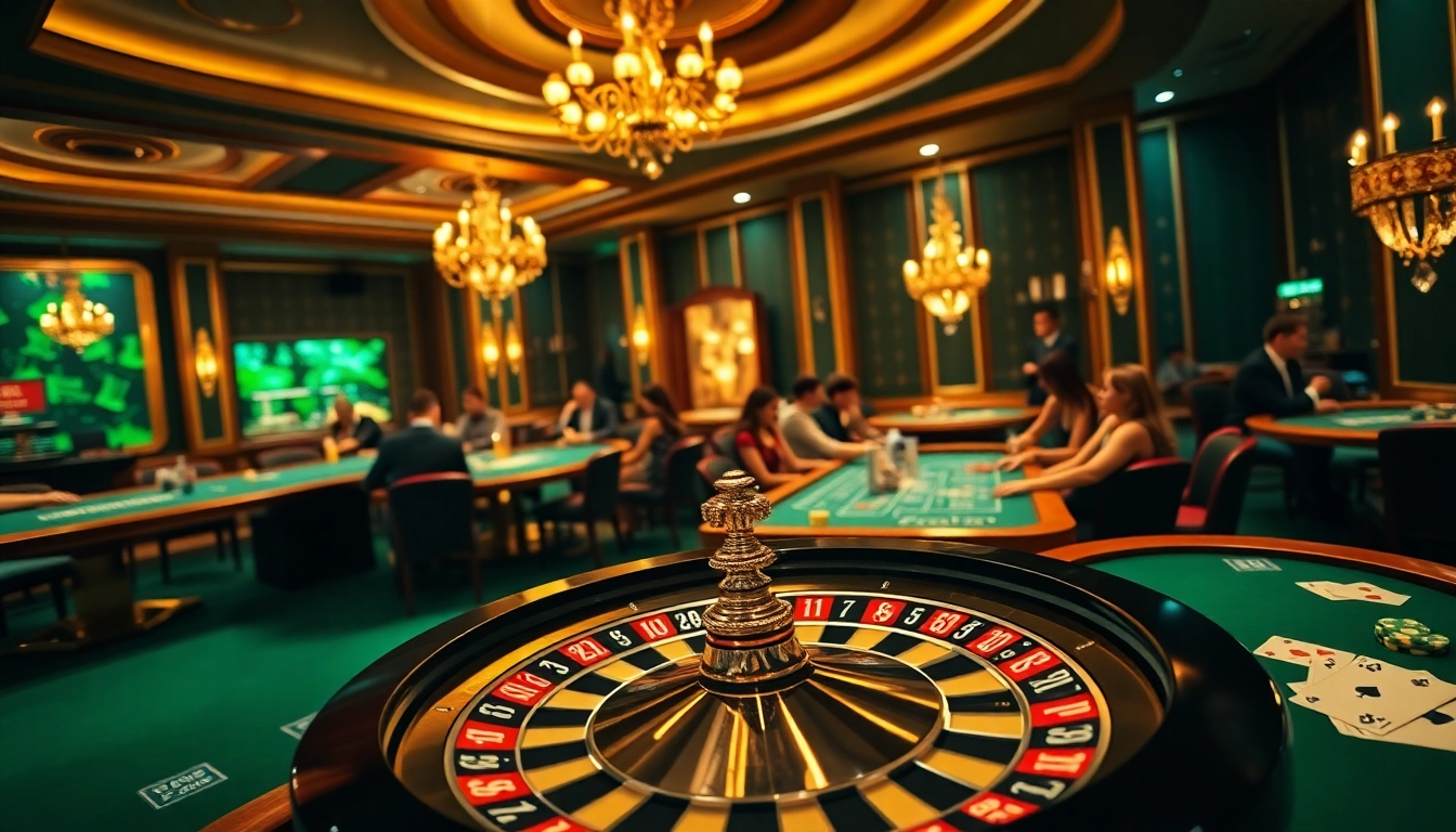 Capturant l'excitation des casinos en ligne France avec des joueurs profitant de divers jeux.