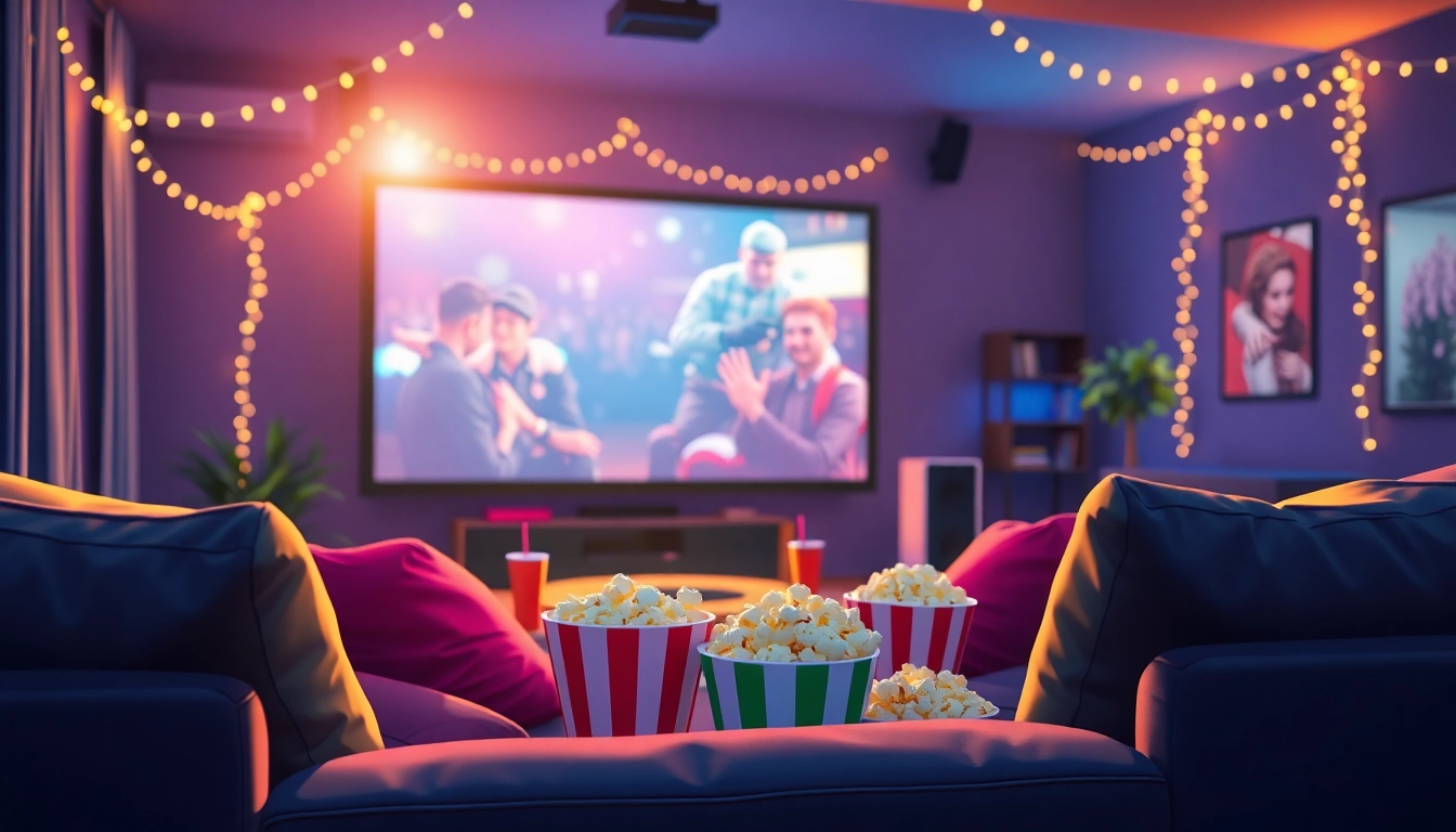 ดูหนังออนไลน์ สร้างบรรยากาศภาพยนตร์ที่น่าตื่นเต้นในห้องนั่งเล่น